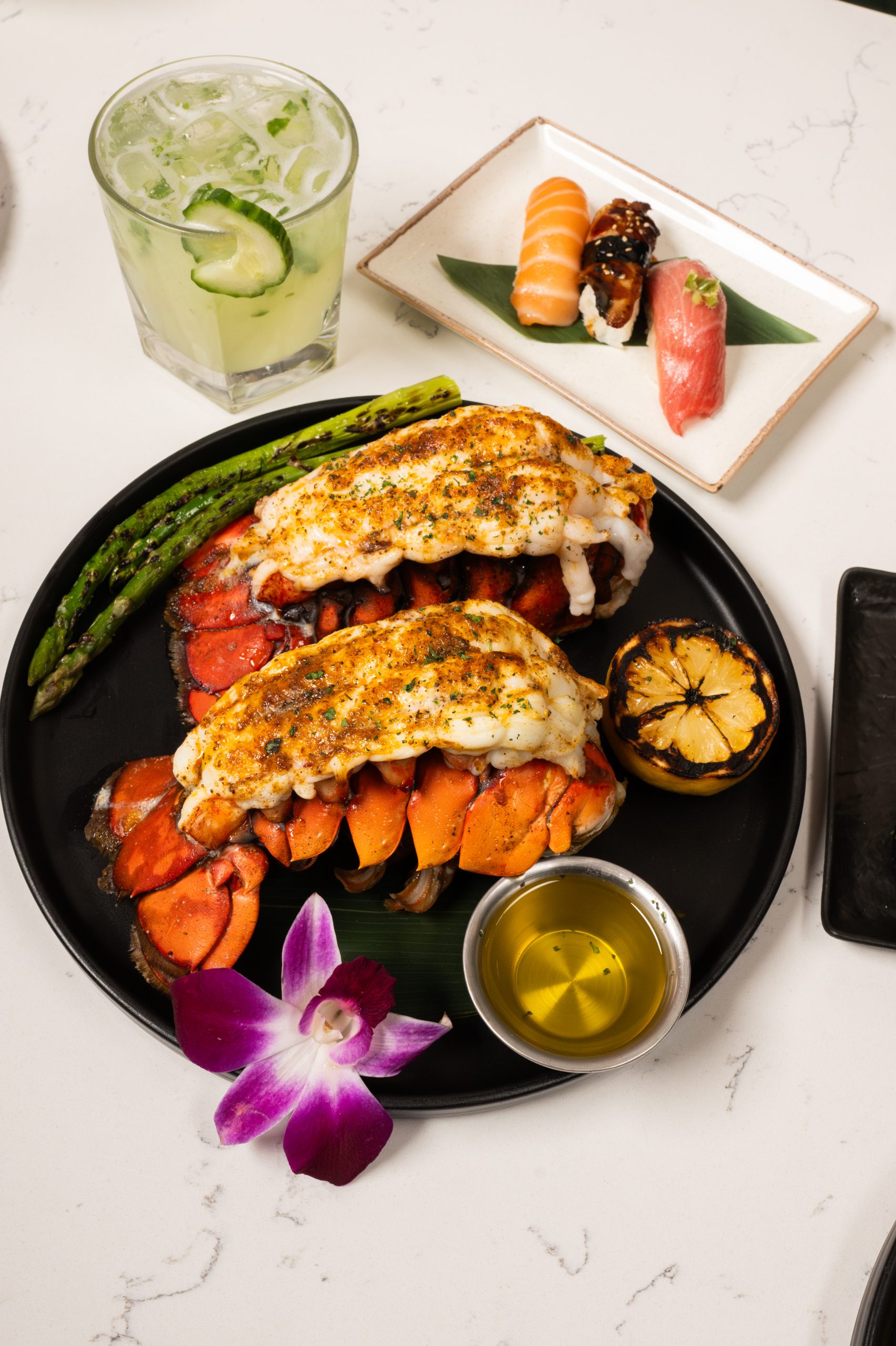 Relax with exquisite cuisine in a serene unique restaurants near me setting.